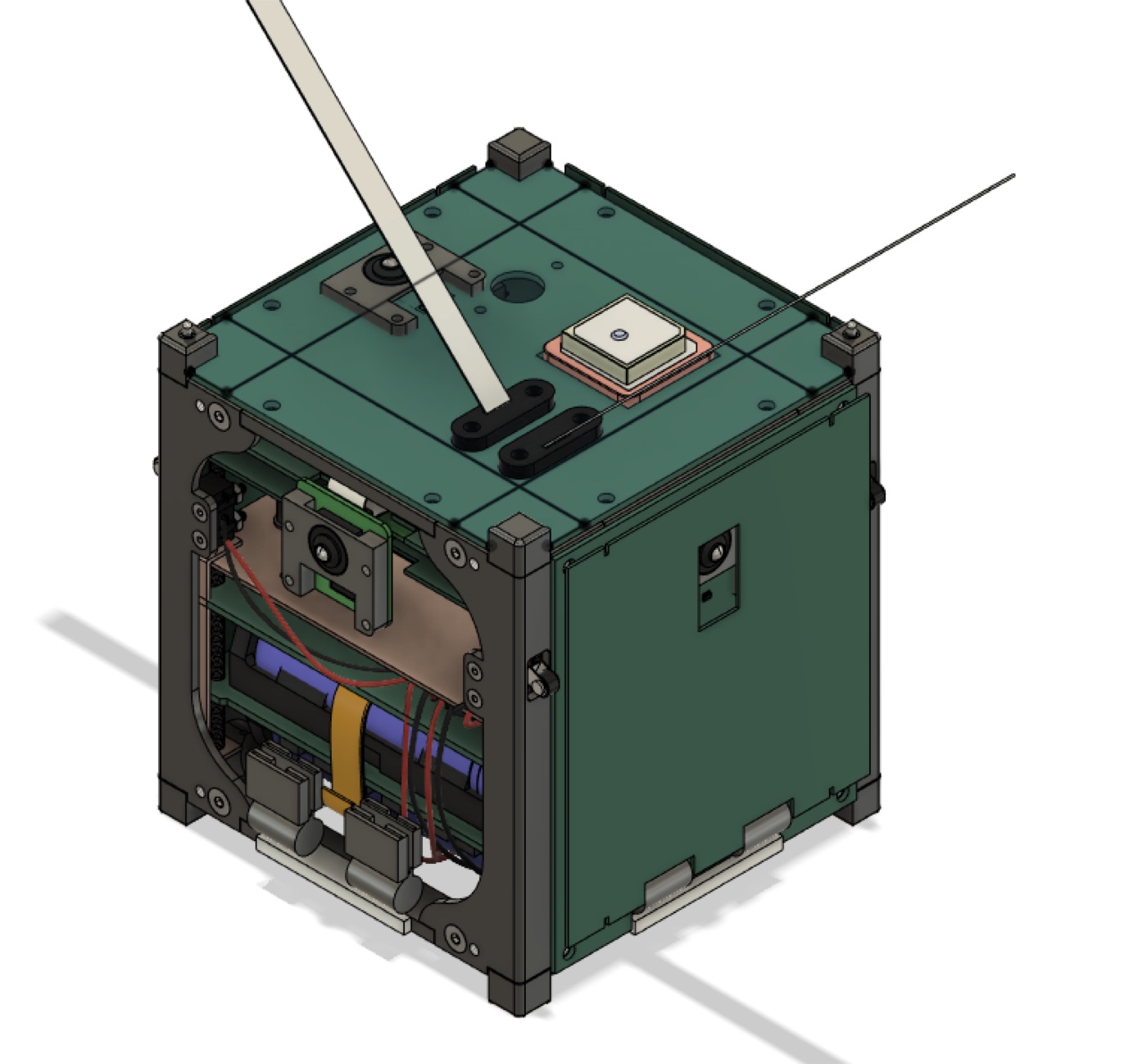 CubeSat render