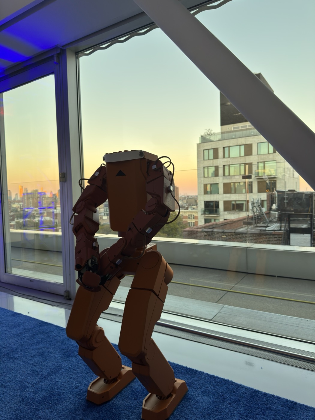 Voxel against the New York skyline